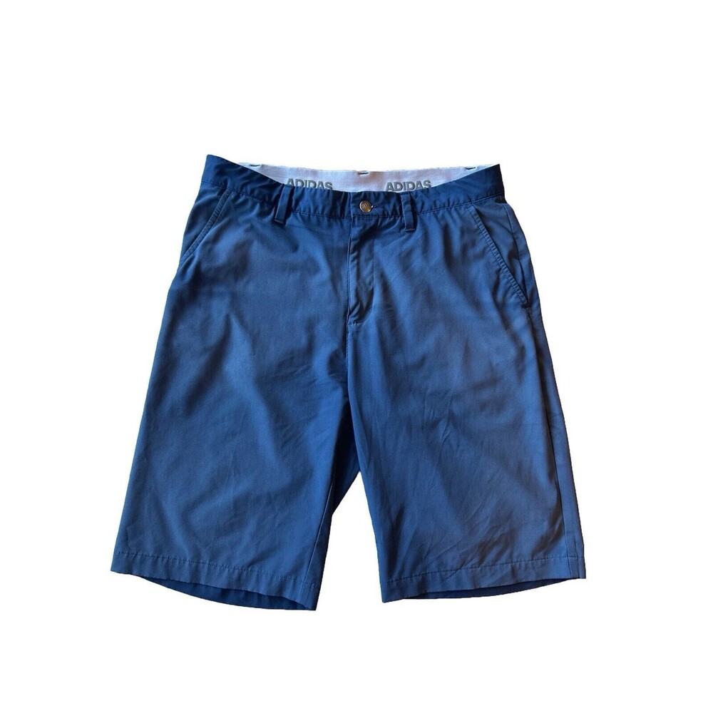 Adidas Men's 32 Shorts Ultimate365 Flat Front Blue Golf Navy CEO449 Flawed